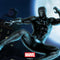 Marvel Black Panther Jumping Through Air Galaxy S25 Ultra Skin